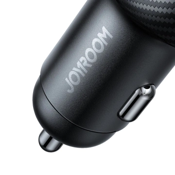 Joyroom JR-CCD03 Autoladegerät 3x USB-A 17W mit Display – Schwarz