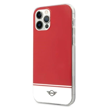 Stripe Collection Hardcase-Handyhülle für iPhone 12 Pro Max rot/rot