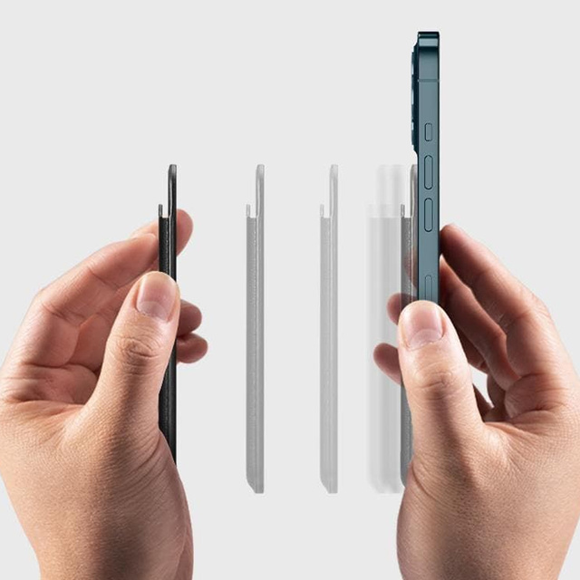 Etui Spigen Valentinus Magsafe Card Holder magnetyczny portfel na dokumenty do Magsafe do iPhone 12/13 Black