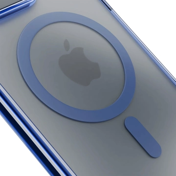 Etui für Apple iPhone 13 Pro Max 3mk Frosty MagCase Blau