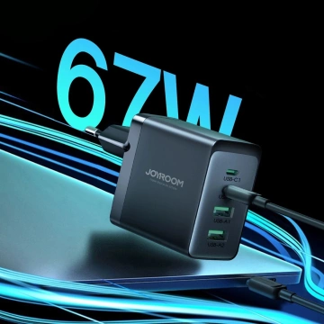 Joyroom TCG02 GaN 67W - Schnellladegerät 2x USB-C 2x USB-A Kabel 100W