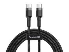 Baseus Kabel Cafule 2x USB-C QC 3A 2m PD schwarz