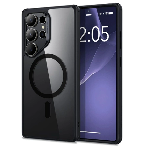 Etui für Samsung Galaxy S25 Ultra Frosted Black ESR Classic Hybrid HaloLock MagSafe