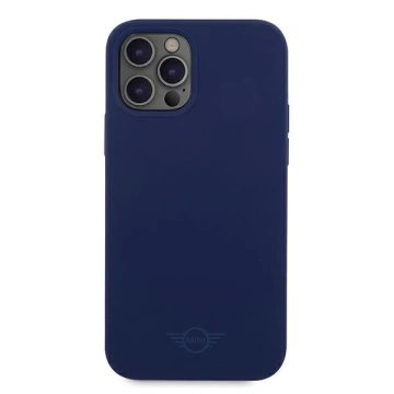 Etui na telefon Silicone Tone On Tone hardcase do iPhone 12 Pro Max granatowy/navy