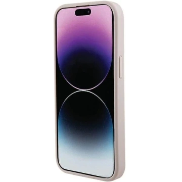 Guess GUHMP15MPSAHMCP Hülle für iPhone 15 Plus 6,7" Hardcase Saffiano MagSafe rosa/rosa