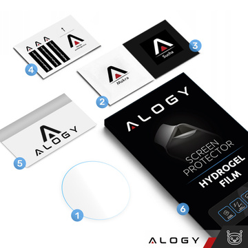 Hydrogel Alogy Hydrogel-Schutzfolie für Smartwatch für Garmin Fenix ​​​​6X Pro