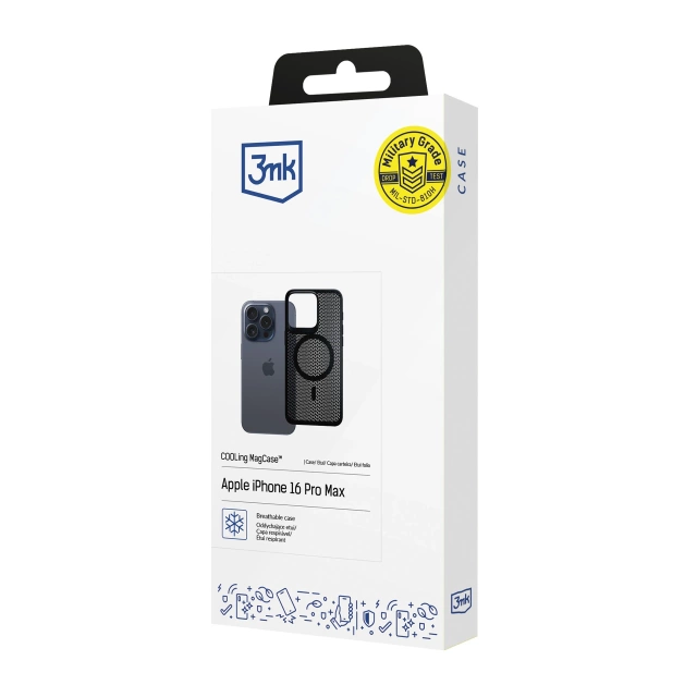 Etui ochronne do Apple iPhone 16 Pro Max 3mk COOLing MagCase