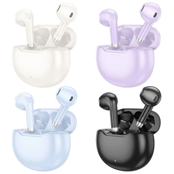 HOCO TWS EW61 kabellose Bluetooth-Kopfhörer, lila, mit Ladeetui