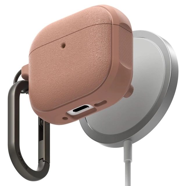 Etui do Apple AirPods 4 Ringke Onyx MagSafe Constant Coral + Karabińczyk