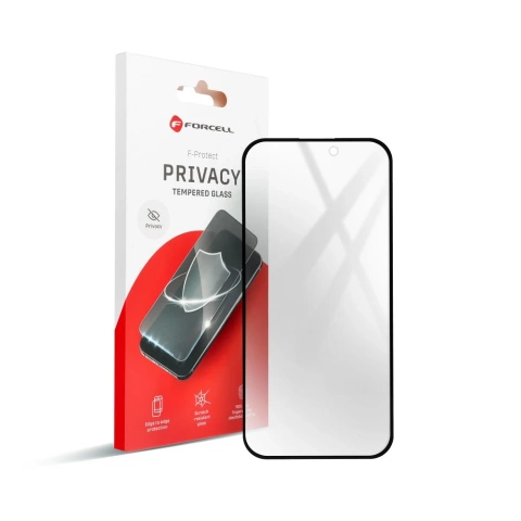 Szkło hartowane do iPhone 16 Pro Forcell Privacy Glass czarne 9H