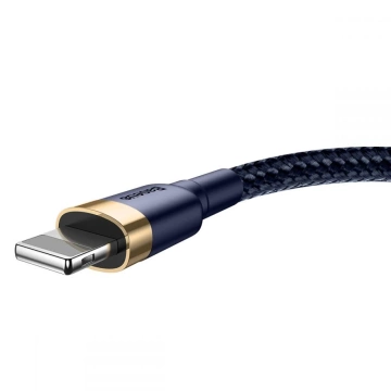 BASEUS CAFULE LIGHTNING KABEL 100CM MARINEBLAU/GOLD