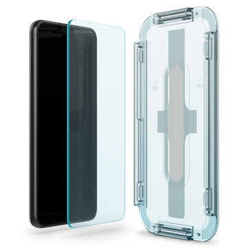 2x Tempered Glass Spigen Glas.TR "EZ FIT" für Samsung Galaxy S22