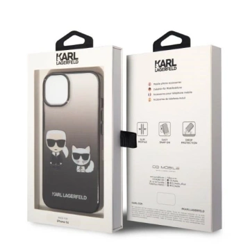Etui Karl Lagerfeld KLHCP14STGKCK do Apple iPhone 14 6,1" hardcase Gradient Ikonik Karl & Choupette