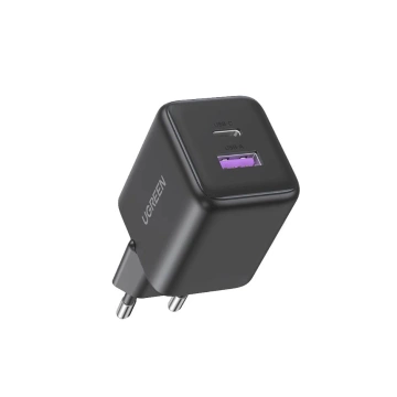 Ładowarka Sieciowa Ugreen X516 GaN 30W USB-C USB-A Szara