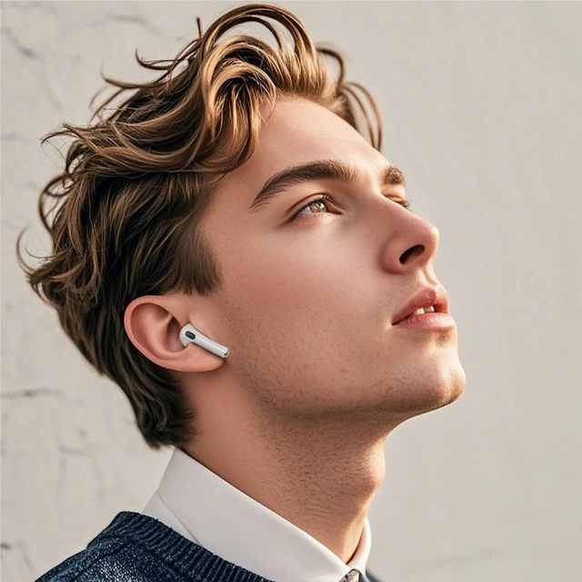 Słuchawki Hoco EW73 TWS Białe Bluetooth 5.4 z Ekranem Dotykowym