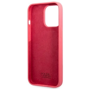 Karl Lagerfeld KLHCP13XSLMP1PI iPhone 13 Pro Max 6,7" Hardcase fuksja/fuchsia Silikonplakette