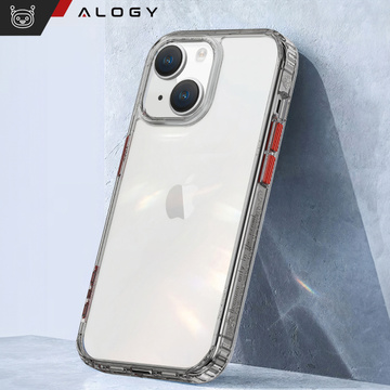 Alogy Protective Case Schutzhülle für Apple iPhone 14 Plus Schwarz und Klarglas