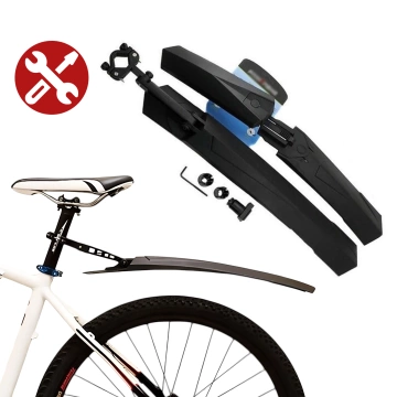 Plattform-Fahrradpedale für MTB-Fahrräder, Aluminium 9/16" Schwarzes Aluminium-Set [2 Stk.]
