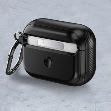 Etui Ochronne Na Słuchawki Defender Hook MagSafe do Apple Airpods Pro 1 / 2  Black