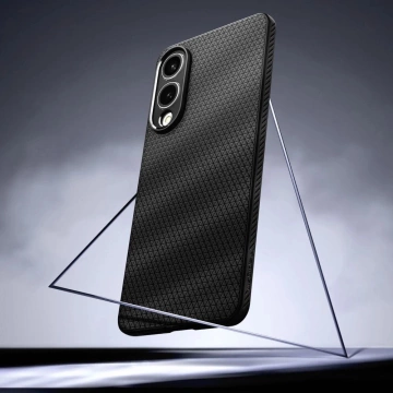 Samsung Galaxy S25 Edge Spigen Liquid Air Case Schwarz