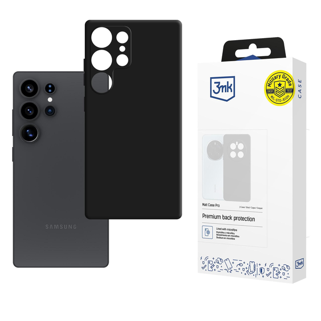 Etui do Samsung Galaxy S25 Ultra Black 3mk Matt Case Pro