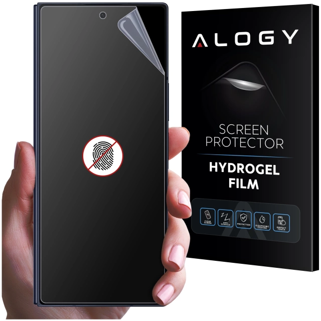 Folia "MATOWA" do Samsung Z Fold 6 Hydrożelowa Alogy HydroSkin Matte Pro™ na ekran do etui "BEZ ODCISKU PALCÓW"