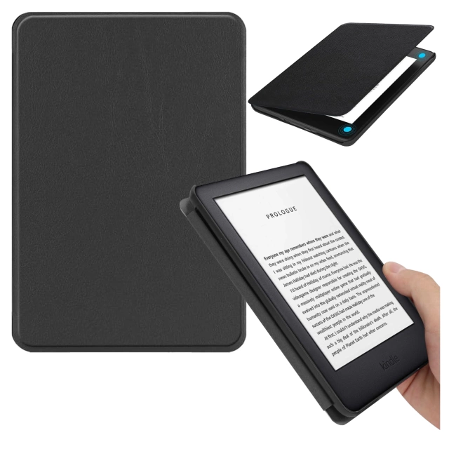 Etui ochronne na czytnik E-Book Alogy ProBook Cover obudowa do Kindle 11 / 12 2022 / 2024 (6") Czarne