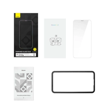 Szkło hartowane 0.4mm Baseus Corning do iPhone 11/ iPhone XR (2szt)