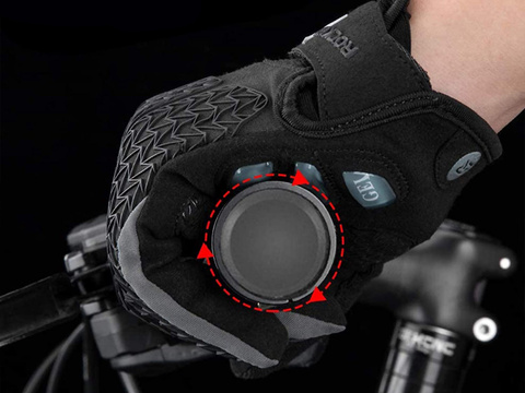 Fahrradhandschuhe L RockBros Fahrradhandschuhe S169-1-L Schwarz