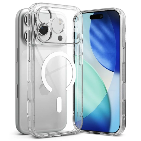 Etui Ochronne do iPhone 17 Pro Ringke Fusion Magnetic MagSafe Clear