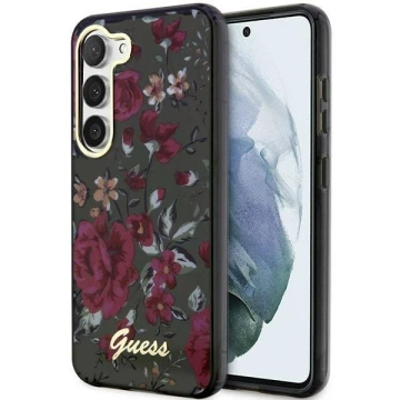 Etui Guess GUHCS23MHCFWSA do Samsung Galaxy S23+ Plus S916 zielony/kaki hardcase Flower Collection