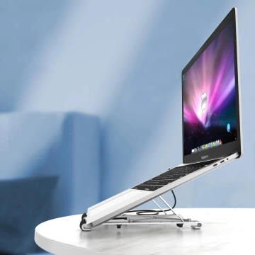 Choetech Ständer 7-in-1 Multifunktionsstation für Laptop PD/USB-C HDMI(4K/30Hz)/2xUSB-A/1xUSB-C/1xSD/1xTF schwarz (HUB-M43)