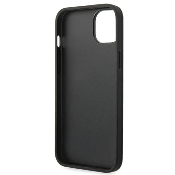 Handyschutzhülle Karl Lagerfeld KLHCP14MGFKPG für Apple iPhone 14 Plus 6.7" Hardcase Silber/Silber Glitter Flakes Ikonik
