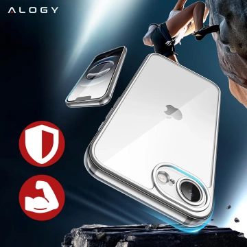 Etui do Apple iPhone 16e obudowa ochronna na telefon Alogy HybridShield™️ Case Przezroczyste