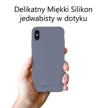Etui na telefon Mercury Silicone do iPhone X/Xs lawendowy /lavender gray