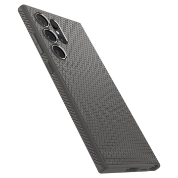 Etui Spigen Liquid Air für Samsung Galaxy S24 Ultra Marmorgrau