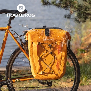 Rockbros 30140022003 Fahrradtasche für Gepäckträger, 32 l, Orange