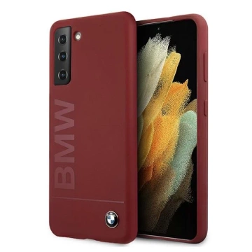 Etui BMW BMHCS21MSLBLRE Samsung Galaxy S21 Plus G996 Hardcase Silikon-Signatur-Logo