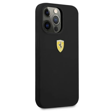 Etui na telefon Ferrari iPhone 13 Pro / 13 6,1" czarny/black hardcase Silicone