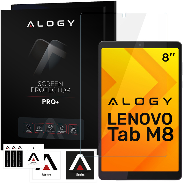 Szkło hartowane do Lenovo Tab M8 (2/3/4gen.) TB300, TB8506, TB8705, TB8505 Alogy na ekran 9H