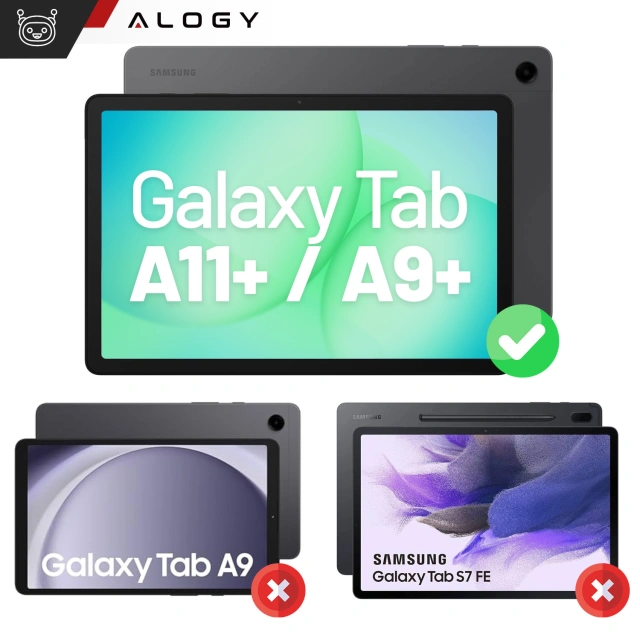 Etui do Samsung Galaxy Tab A11+ / A9+ Plus 2023 11" X210/X215/X216 obudowa na tablet Case Alogy Book Cover Zielone