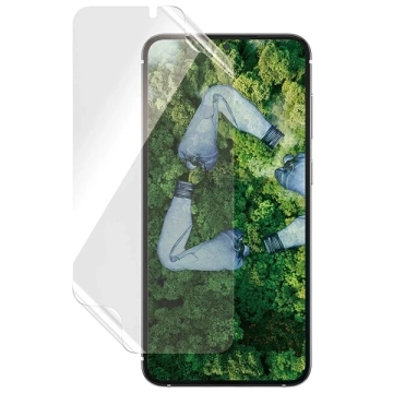 Hybridglas für Samsung Galaxy S23 PanzerGlass Matrix Ultra-Wide Fit mit Positionierer
