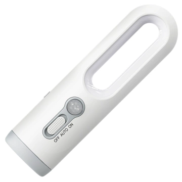 Alogy Night LED-Schreibtischlampe mit Bewegungssensor, tragbar und mit Taschenlampe, weiß