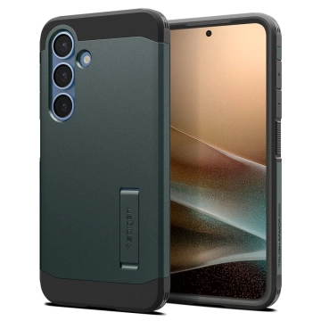 Etui do Samsung Galaxy S25 Abyss Green Spigen Tough Armor Mag MagSafe