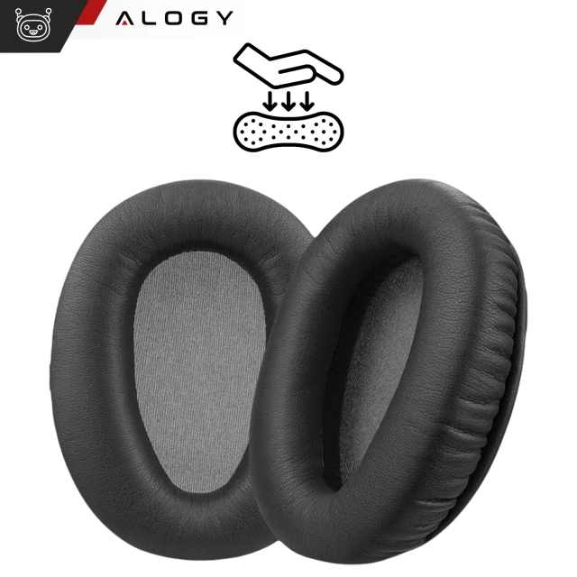 Nauszniki 2x wymienne pady gąbki do słuchawek do SONY WH-CH700N MDR-ZX770BN ZX Czarne