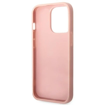 Etui Guess GUHCP14XHGGSHP für Apple iPhone 14 Pro Max 6,7" różowy/pink Hard Case Glitter Script