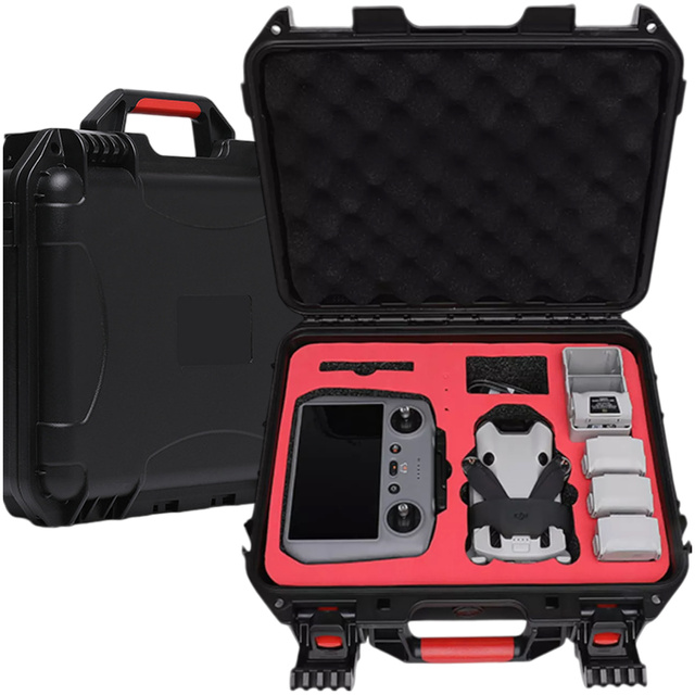 Etui walizka do DJI Mini 4 Pro, Mini 3 Pro, Mini 3 pokrowiec futerał na drona kontroler Alogy Hard Case Czarny