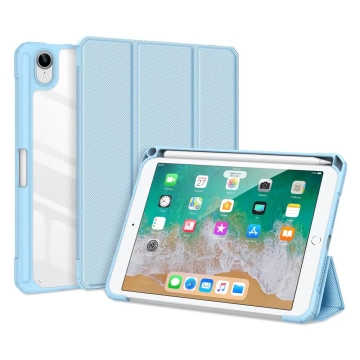 Dux Ducis Toby Armored Flip Smart Case für iPad mini 2021 mit Apple Pencil Holder Blau