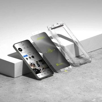 Blickschutzglas für Samsung Galaxy S25 Plus Ringke Easy Slide 2er-Pack Polarisationsfilter