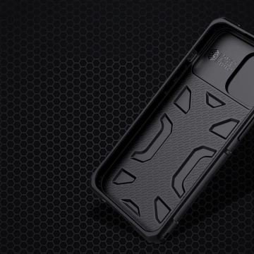 Nillkin Adventruer Case Hülle für iPhone 13 Pro gepanzerte Hülle mit Kameraabdeckung blau